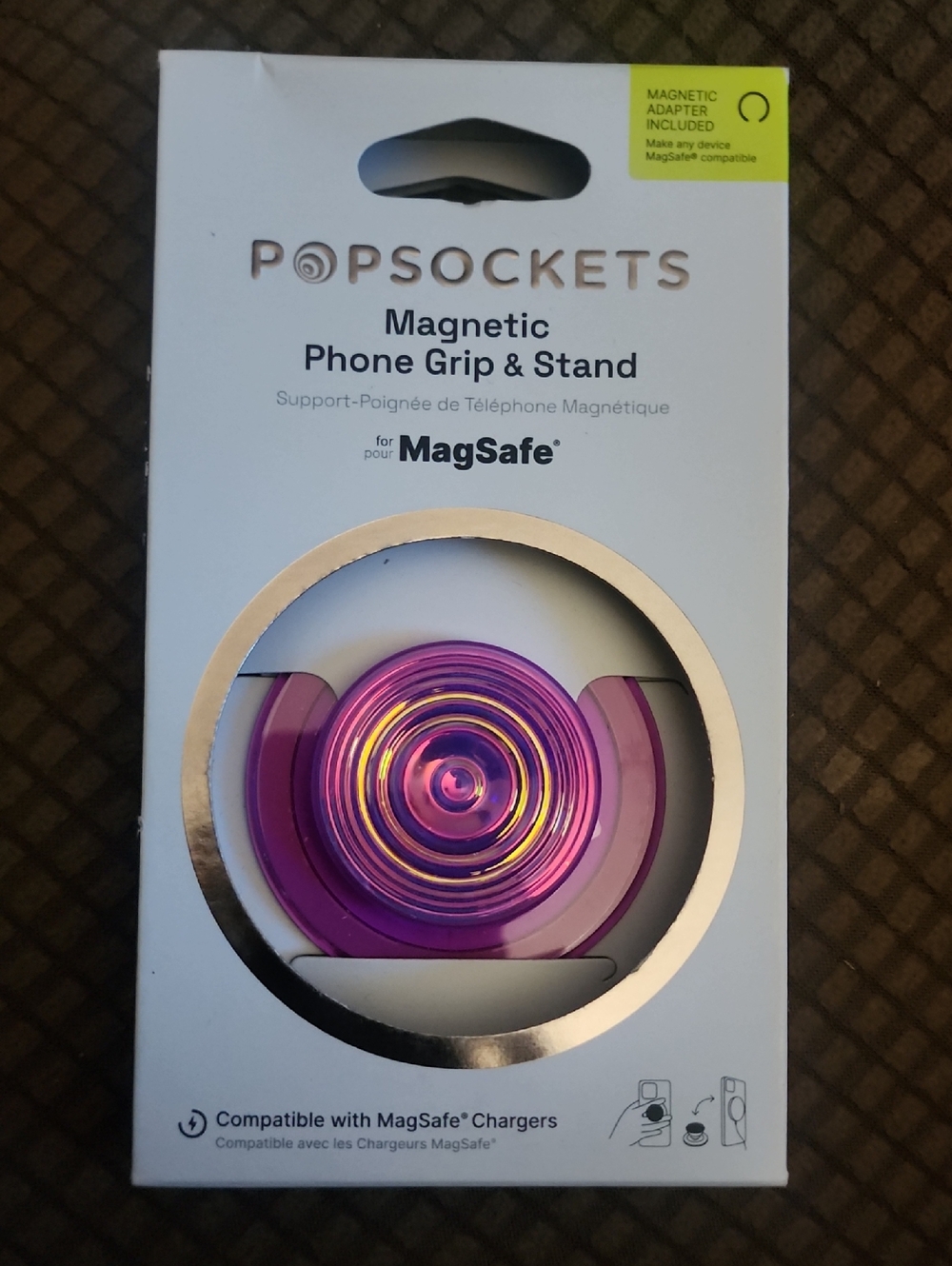 PopSockets Magnetic Phone Grip & Stand in Iridescent Purple
